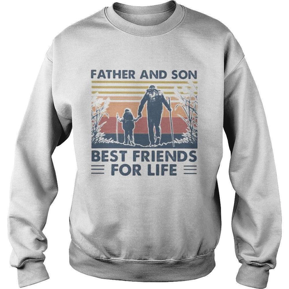 Hiking Father And Son Best Friends For LifeRetro Sweatshirt